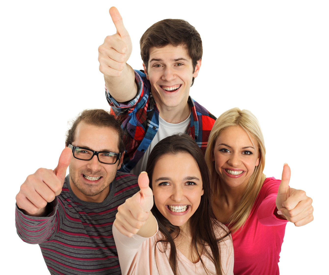 happy young people